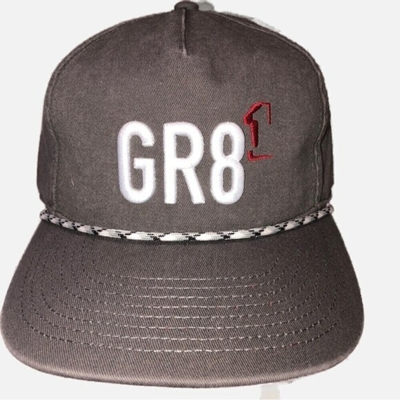 GR81 Gray Low Profile Baseball Cap Hat New - Picture 1 of 4